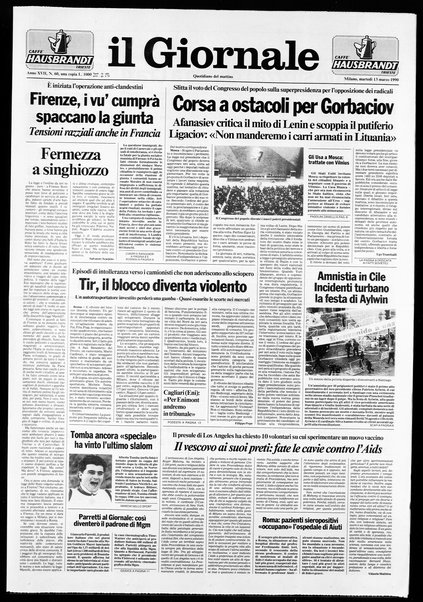 Il giornale : quotidiano del mattino